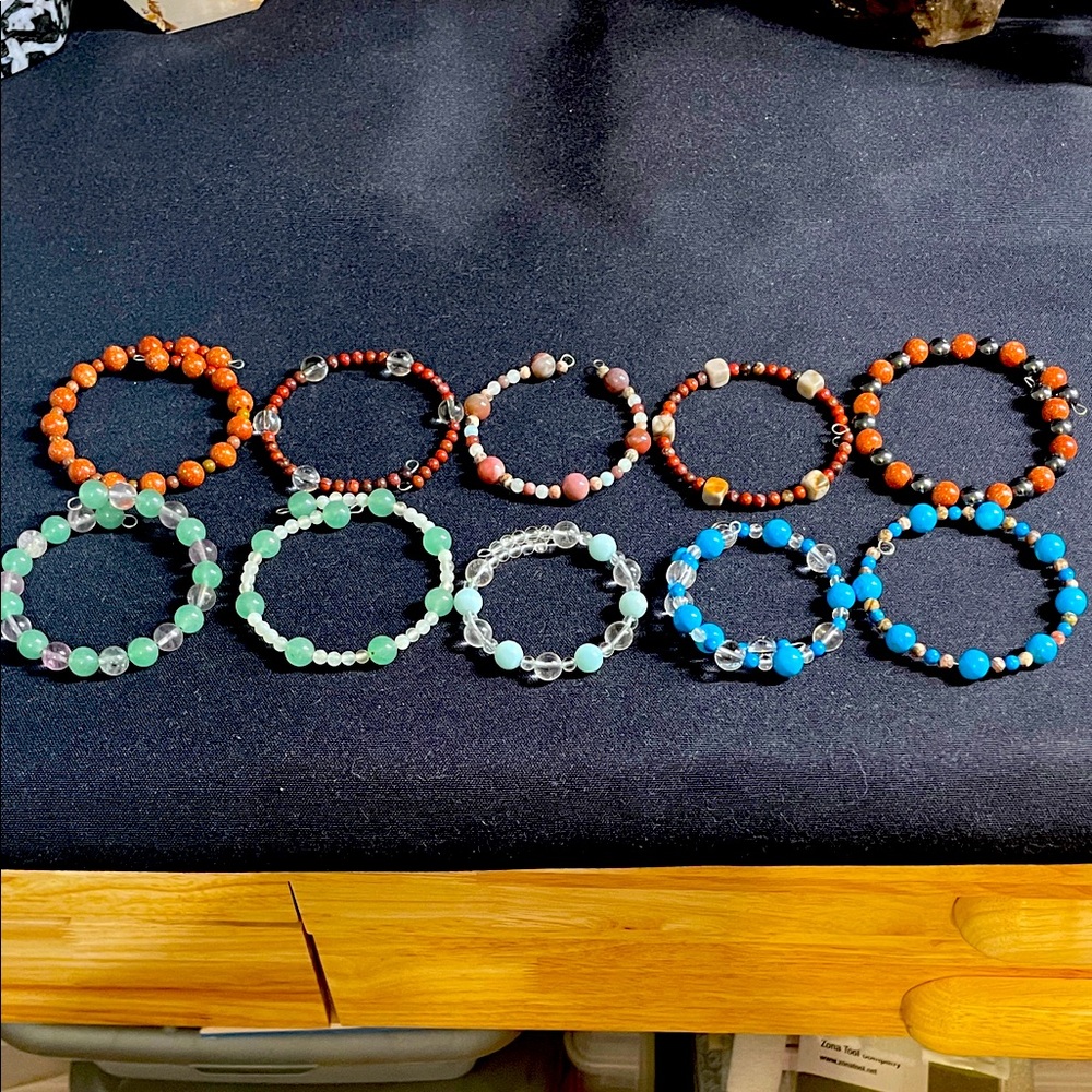 Gemstone Bracelet Bundle of 3 - Your Choice!